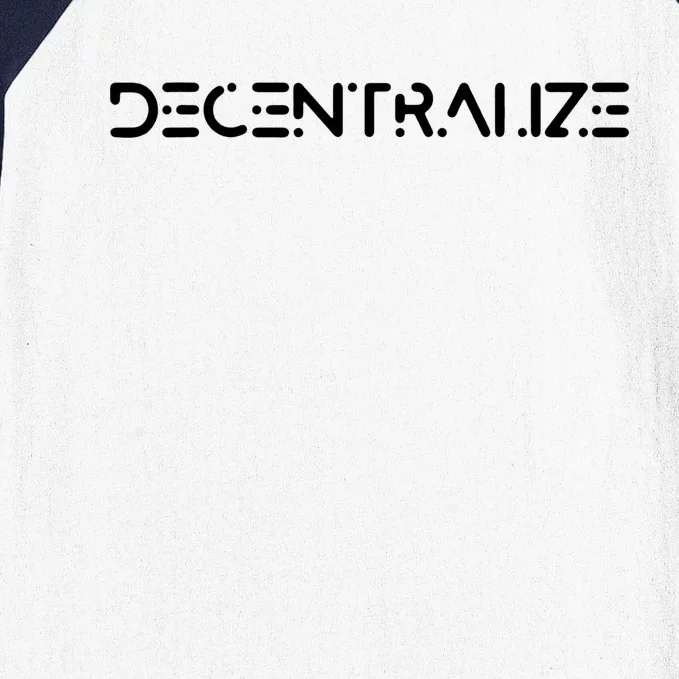 Decentralize Cryptocurrency Baseball Sleeve Shirt