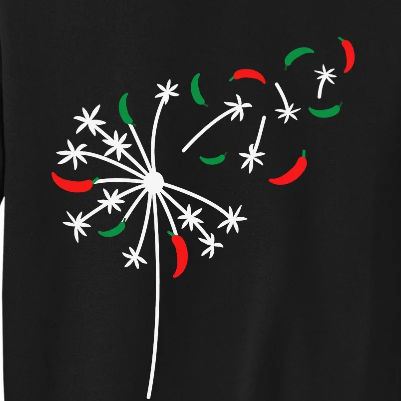 Dandelion Cinco De Mayo Cute Chili Flower Mexican Fiesta Sweatshirt