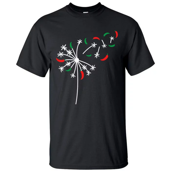 Dandelion Cinco De Mayo Cute Chili Flower Mexican Fiesta Tall T-Shirt