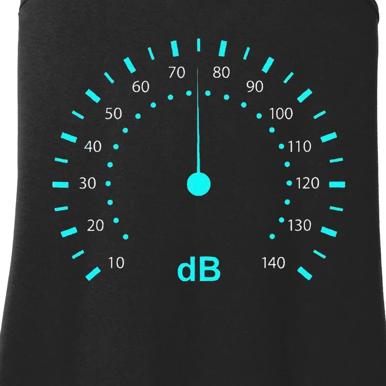 Db Classic Decibel Sound Meter Sound & Music Ladies Essential Tank