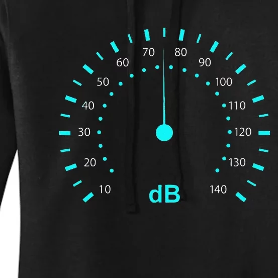 Db Classic Decibel Sound Meter Sound & Music Women's Pullover Hoodie