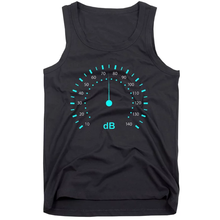 Db Classic Decibel Sound Meter Sound & Music Tank Top