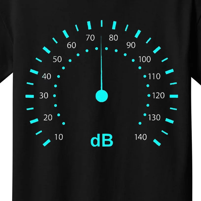 Db Classic Decibel Sound Meter Sound & Music Kids T-Shirt