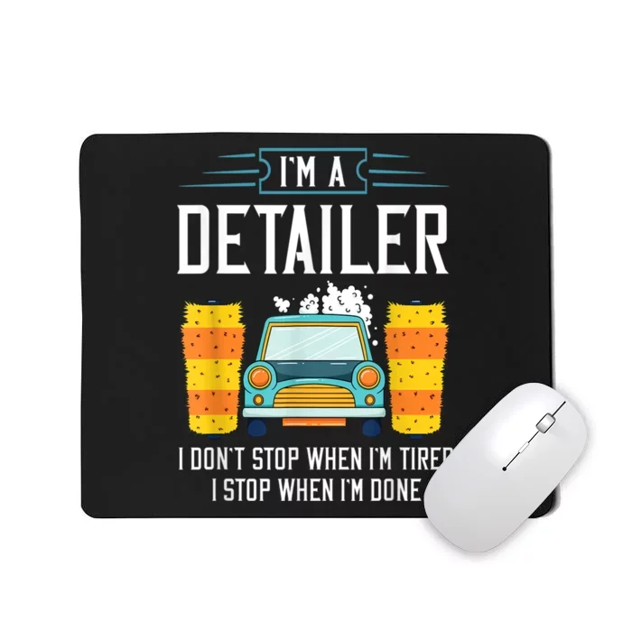 Detailer Car Detailing Car Wash Mousepad