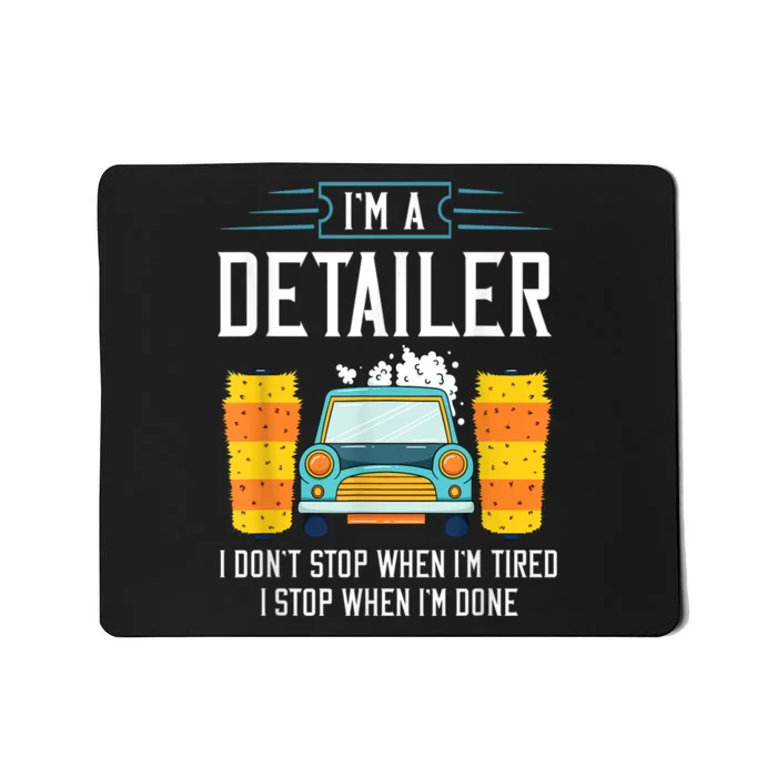 Detailer Car Detailing Car Wash Mousepad