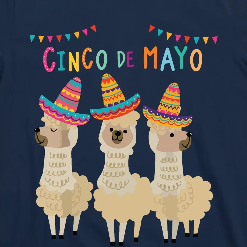 Divertido Cinco De Mayo Llama No ProbLlama Mexican 5th May T-Shirt