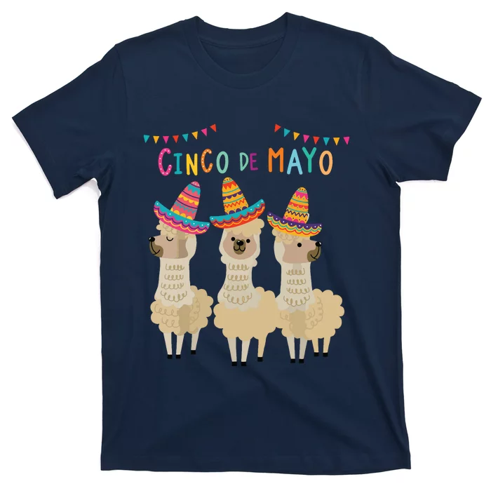 Divertido Cinco De Mayo Llama No ProbLlama Mexican 5th May T-Shirt