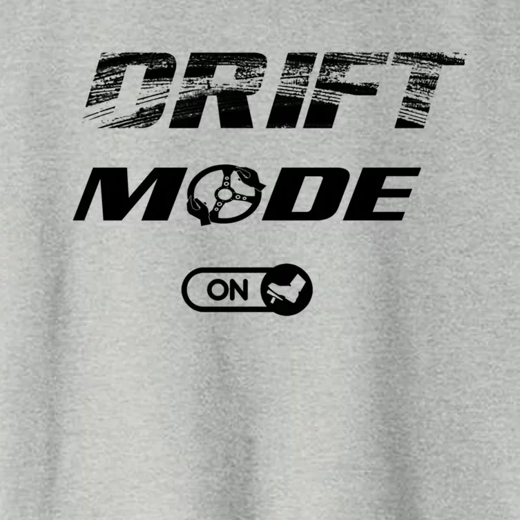 Drifting Cars Drift Mode On Auto Racing Mechanic Cool Gift Women's Crop Top Tee