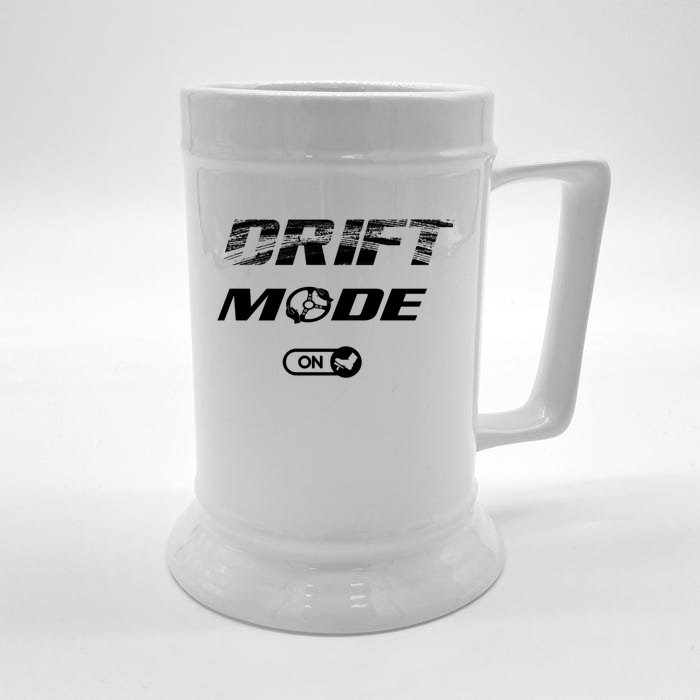 Drifting Cars Drift Mode On Auto Racing Mechanic Cool Gift Front & Back Beer Stein