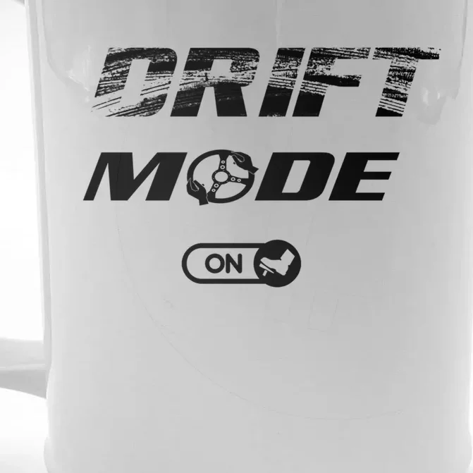 Drifting Cars Drift Mode On Auto Racing Mechanic Cool Gift Front & Back Beer Stein