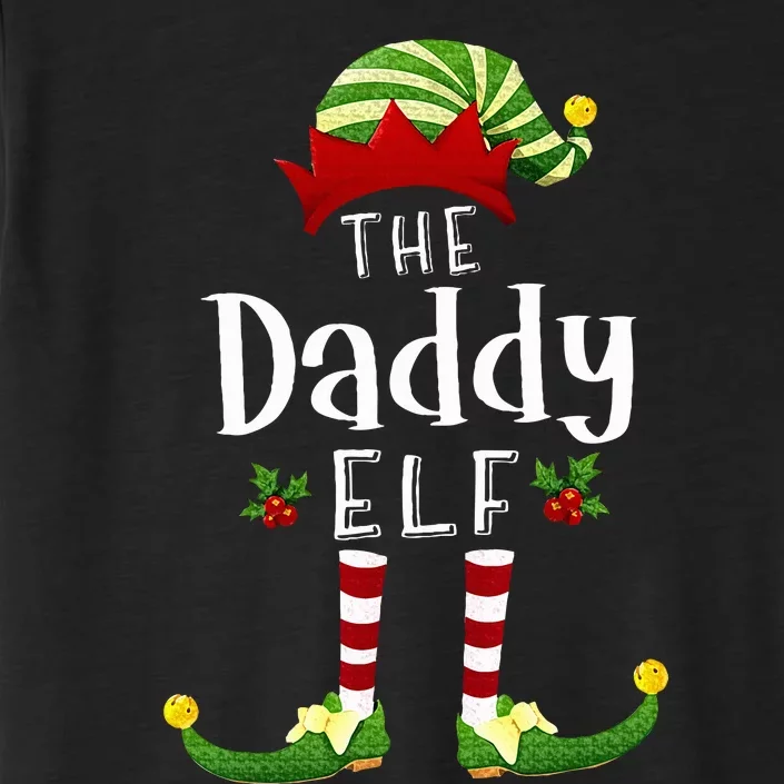 Daddy Christmas Elf Matching Pajama XMas Party ChromaSoft Performance T-Shirt