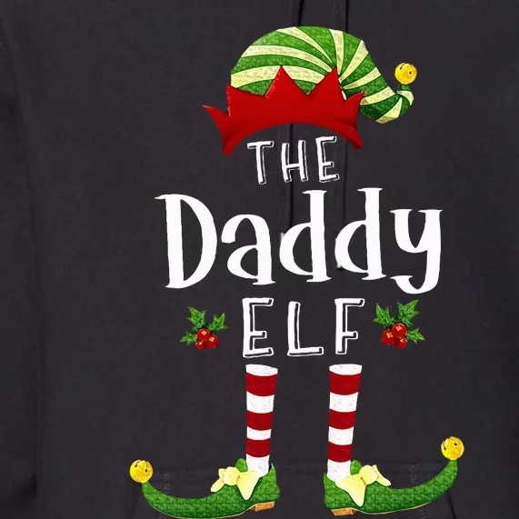 Daddy Christmas Elf Matching Pajama XMas Party Premium Hoodie