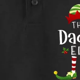 Daddy Christmas Elf Matching Pajama XMas Party Dry Zone Grid Performance Polo