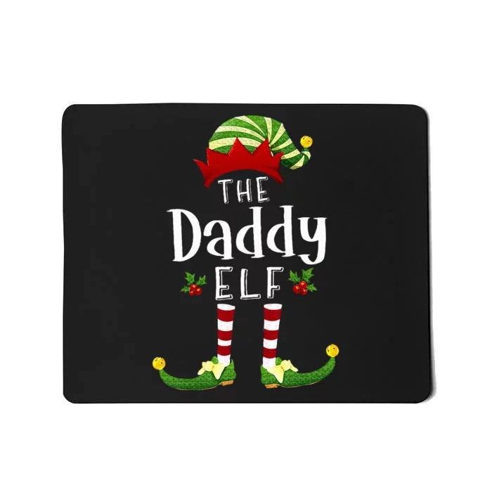 Daddy Christmas Elf Matching Pajama XMas Party Mousepad