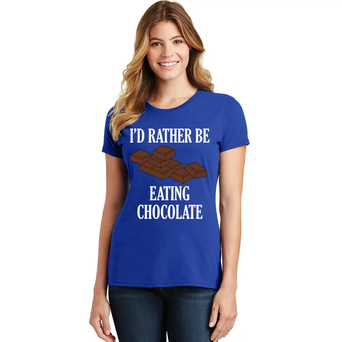 Delicious Chocolate Eating Funny Saying Chocolatier Gift Women's T-Shirt