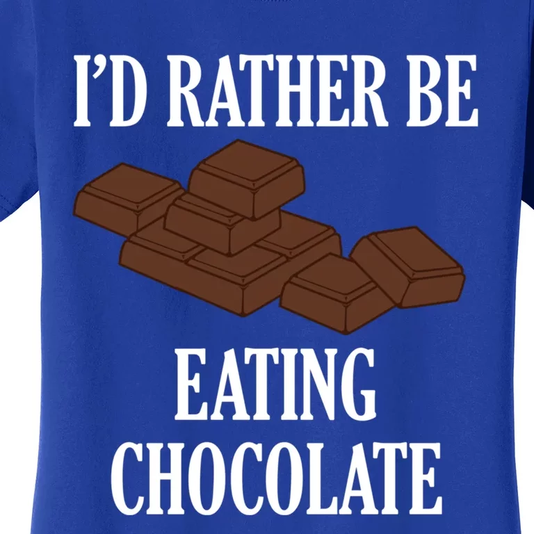 Delicious Chocolate Eating Funny Saying Chocolatier Gift Women's T-Shirt