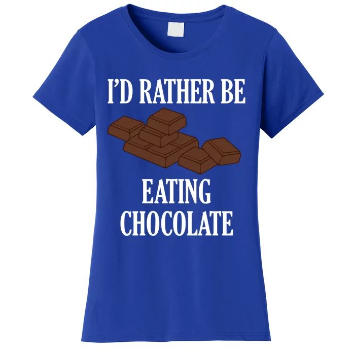 Delicious Chocolate Eating Funny Saying Chocolatier Gift Women's T-Shirt