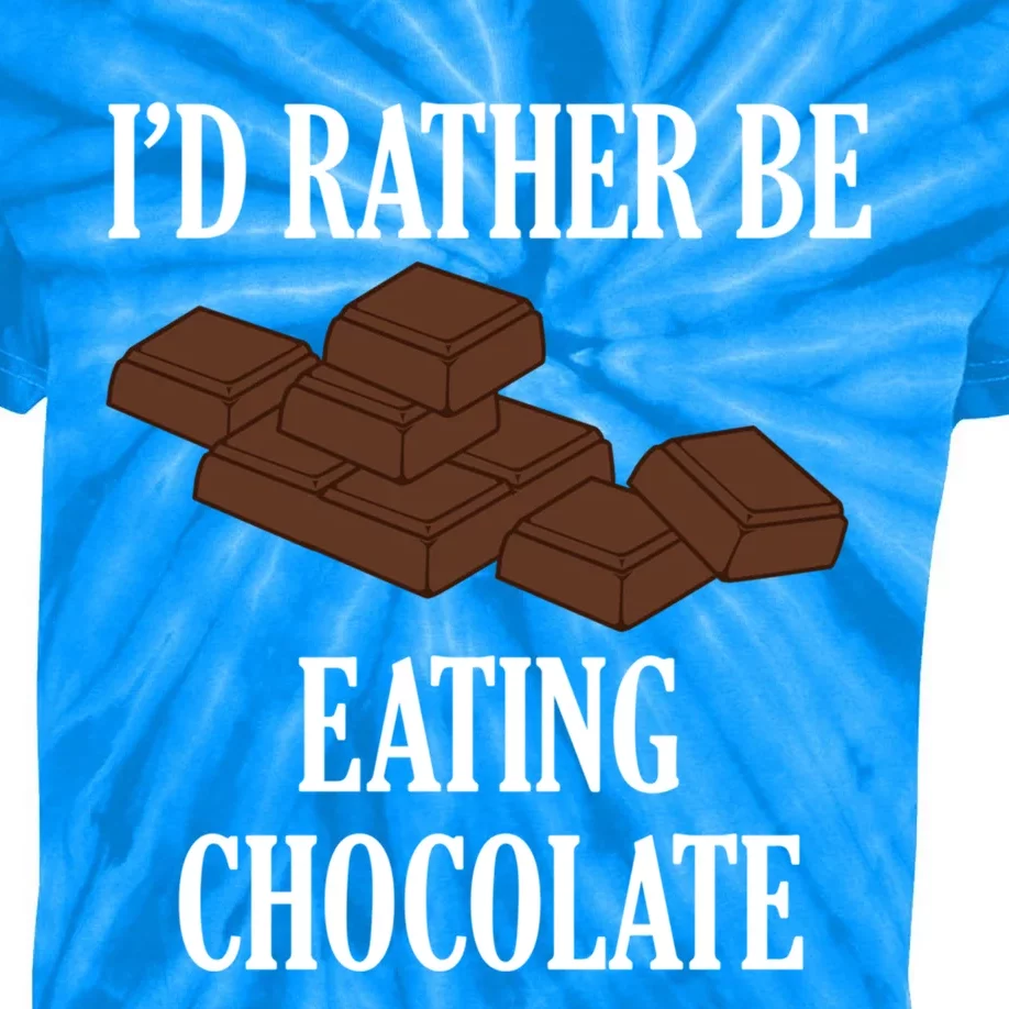 Delicious Chocolate Eating Funny Saying Chocolatier Gift Kids Tie-Dye T-Shirt