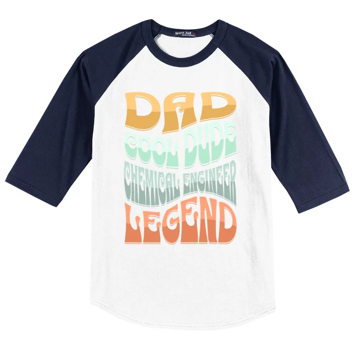 Dad Chemical Engineer Legend Gift Baseball Sleeve Shirt