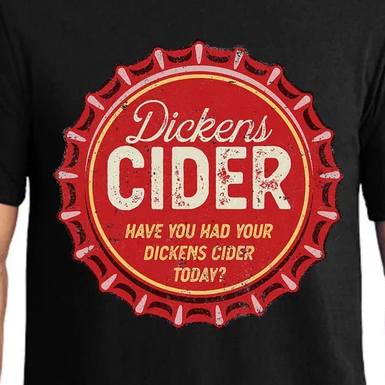 Dickens Cider Fun Bottle Top Pun Design Cheeky Innuendo Pajama Set