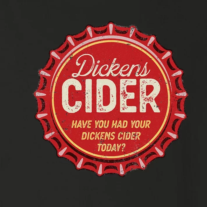 Dickens Cider Fun Bottle Top Pun Design Cheeky Innuendo Toddler Long Sleeve Shirt