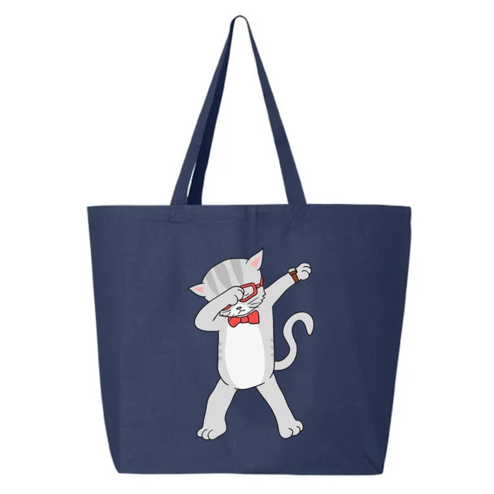 Dabbing Cat Funny Dab Gift Cat Tee 25L Jumbo Tote