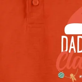 Daddy Claus Funny Family Christmas Couples Dad Santa Gift Dry Zone Grid Performance Polo