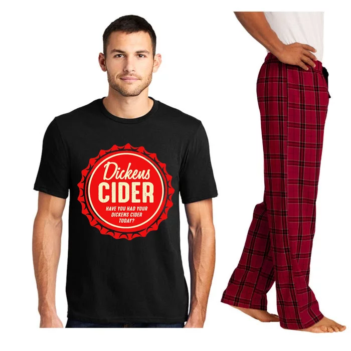 Dickens Cider Fun Bottle Cap Pun Design A Cheeky Innuendo Pajama Set