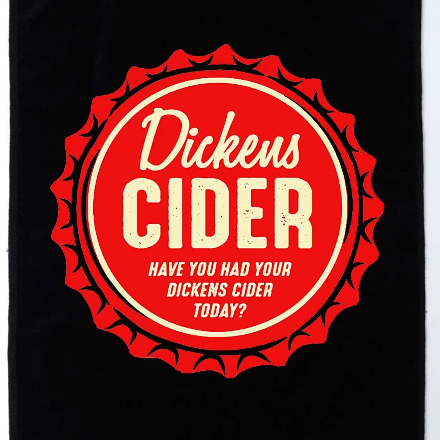 Dickens Cider Fun Bottle Cap Pun Design A Cheeky Innuendo Platinum Collection Golf Towel