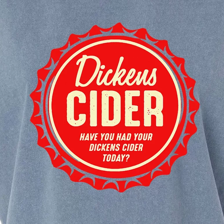 Dickens Cider Fun Bottle Cap Pun Design A Cheeky Innuendo Garment-Dyed Women's Muscle Tee