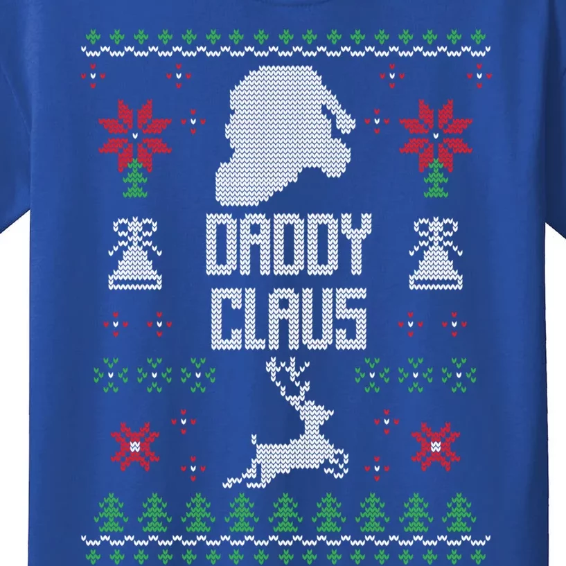 Daddy Claus Funny Gift Funny Christmas Santa Costume Dad Cute Gift Kids T-Shirt