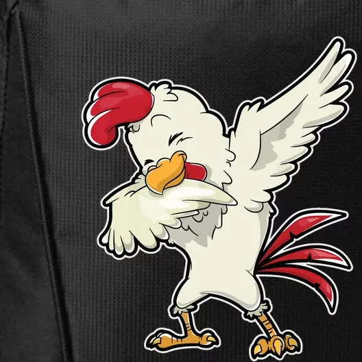 Dabbing Chicken Farmer Farm Dab Funny Farming City Backpack