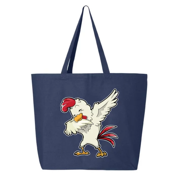 Dabbing Chicken Farmer Farm Dab Funny Farming 25L Jumbo Tote