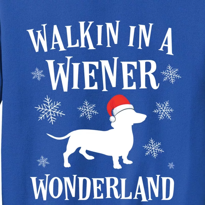 Dachshund Christmas Funny Doxie Wiener Wonderland Holiday Cool Gift Sweatshirt