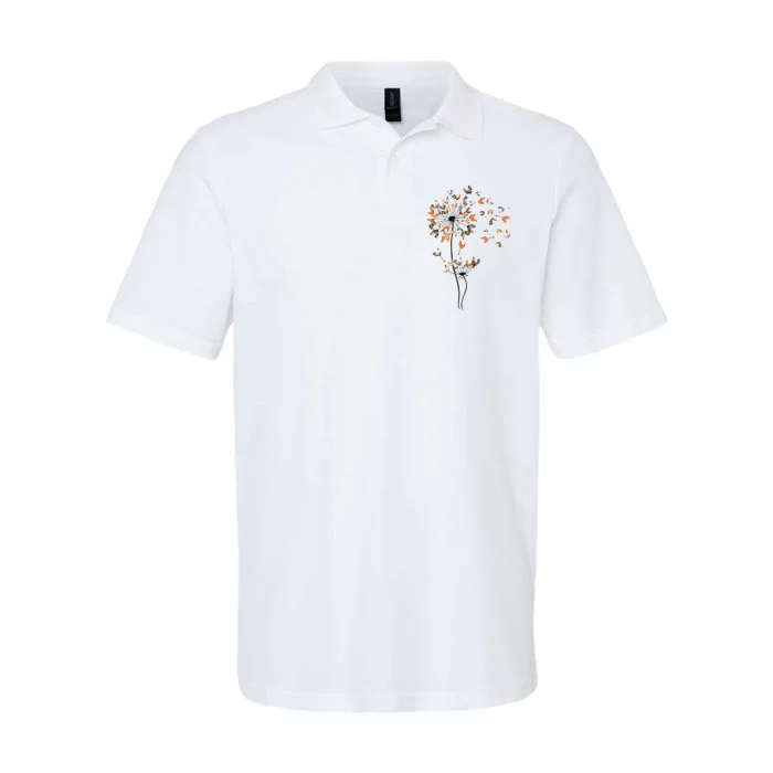 Dandelion Chicken Flower Shirts Floral Chicken Tree Lover Softstyle Adult Sport Polo