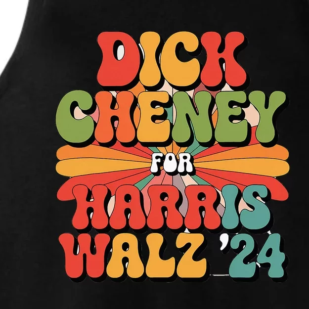 Dick Cheny For Harris Walz 2024 Ladies Tri-Blend Wicking Tank