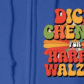 Dick Cheny For Harris Walz 2024 Full Zip Hoodie