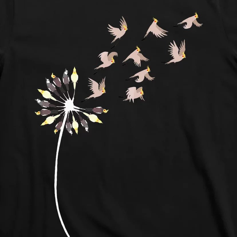 Dandelion Cockatiels For Cockatiel Lover Cockatiel T-Shirt