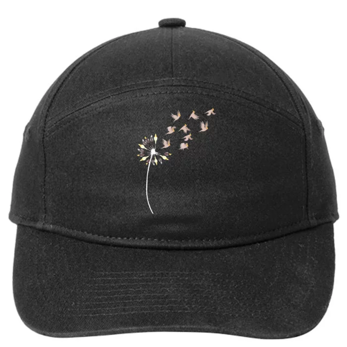 Dandelion Cockatiels For Cockatiel Lover Cockatiel 7-Panel Snapback Hat