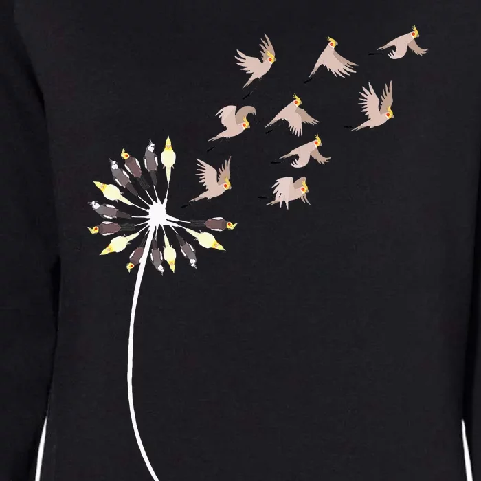 Dandelion Cockatiels For Cockatiel Lover Cockatiel Womens California Wash Sweatshirt