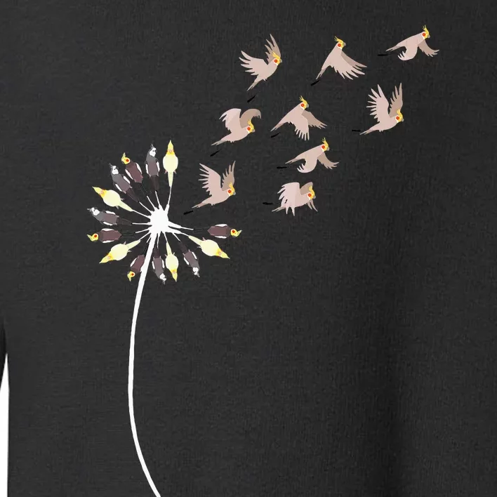 Dandelion Cockatiels For Cockatiel Lover Cockatiel Toddler Sweatshirt