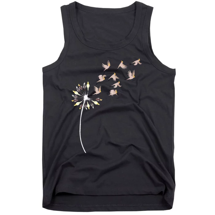 Dandelion Cockatiels For Cockatiel Lover Cockatiel Tank Top