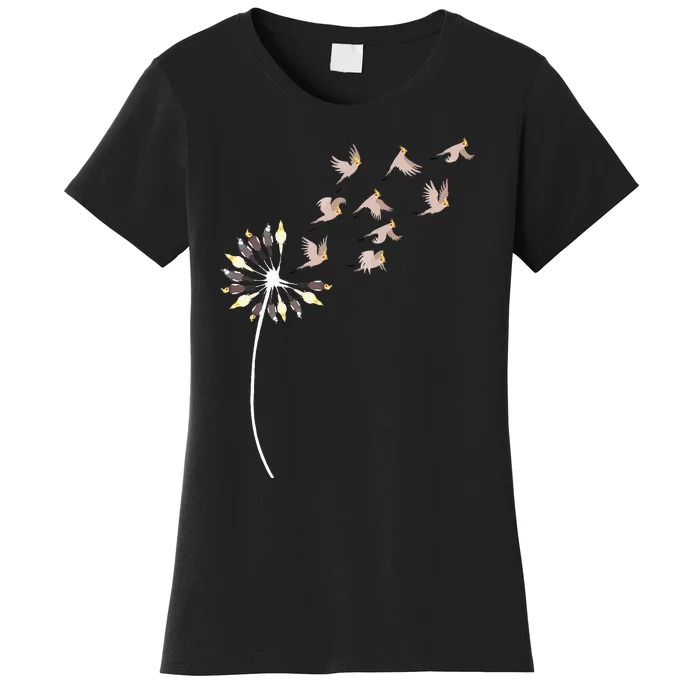 Dandelion Cockatiels For Cockatiel Lover Cockatiel Women's T-Shirt