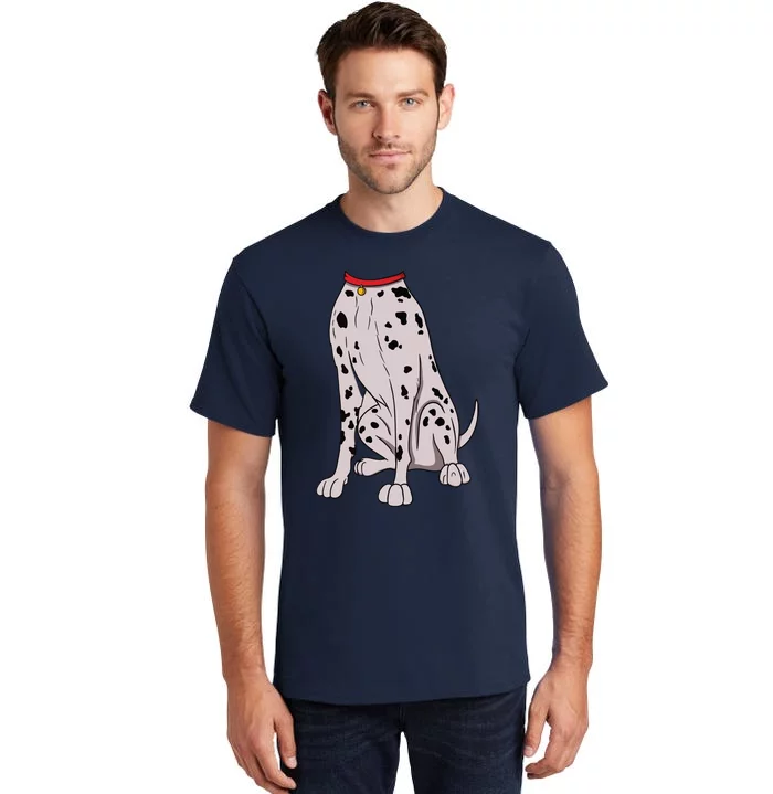 Dalmatian Costume For Halloween Dog Animal Cosplay Tall T-Shirt