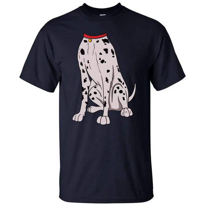 Dalmatian Costume For Halloween Dog Animal Cosplay Tall T-Shirt