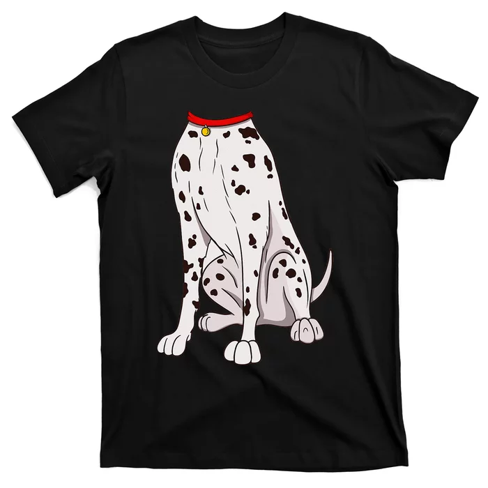 Dalmatian Costume For Halloween Dog Animal Cosplay T-Shirt