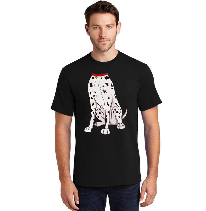 Dalmatian Costume For Halloween Dog Animal Cosplay Tall T-Shirt