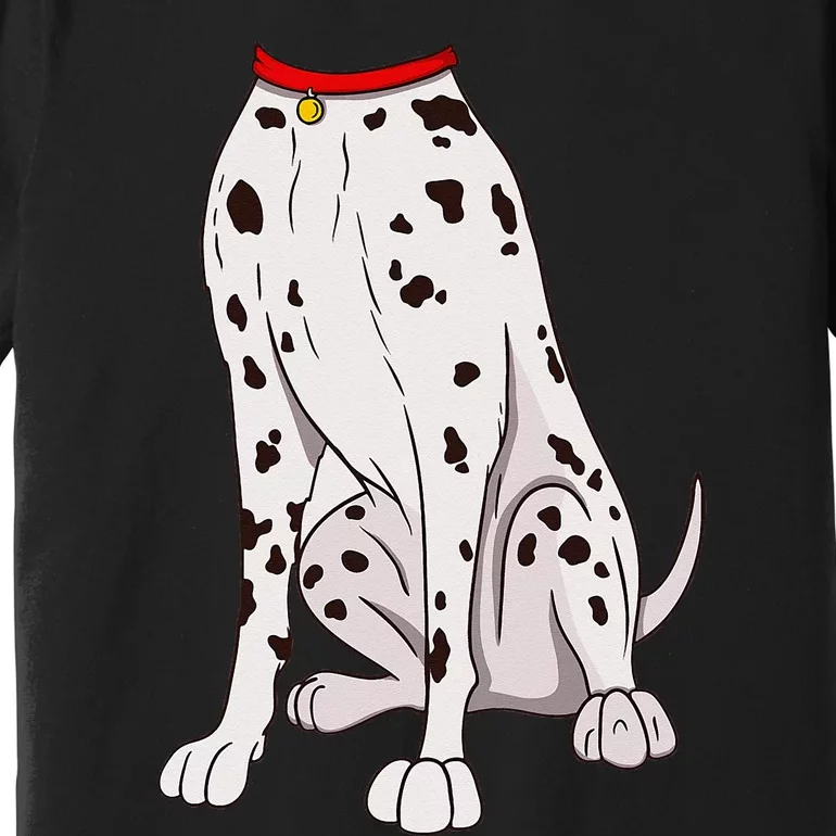 Dalmatian Costume For Halloween Dog Animal Cosplay Premium T-Shirt