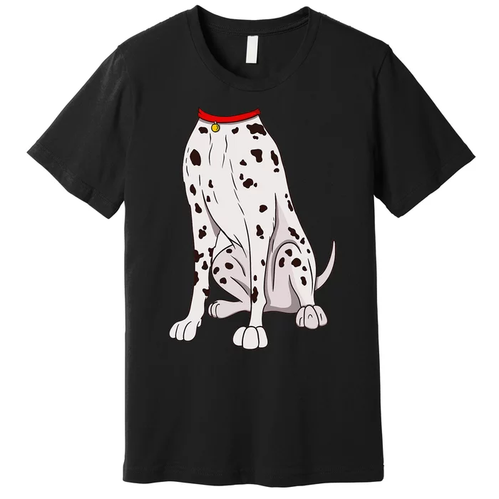 Dalmatian Costume For Halloween Dog Animal Cosplay Premium T-Shirt