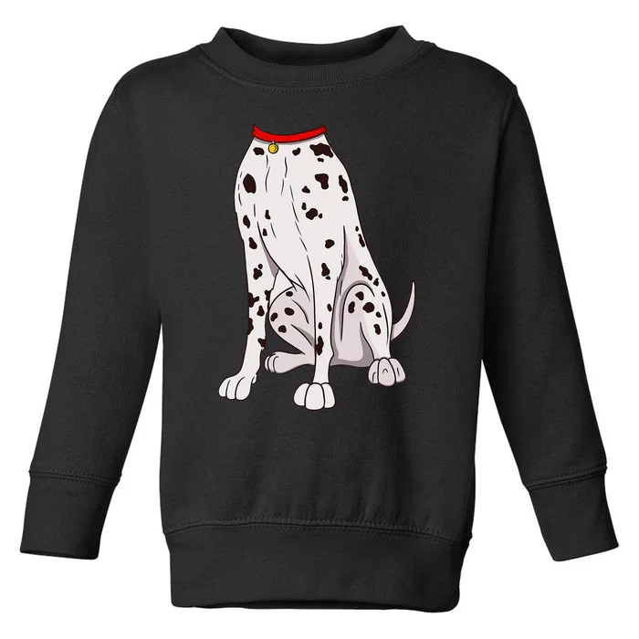 Dalmatian Costume For Halloween Dog Animal Cosplay Toddler Sweatshirt